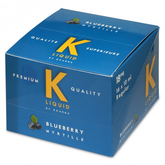 K Liquid Blueberry 16 x 10ml Bottle 1